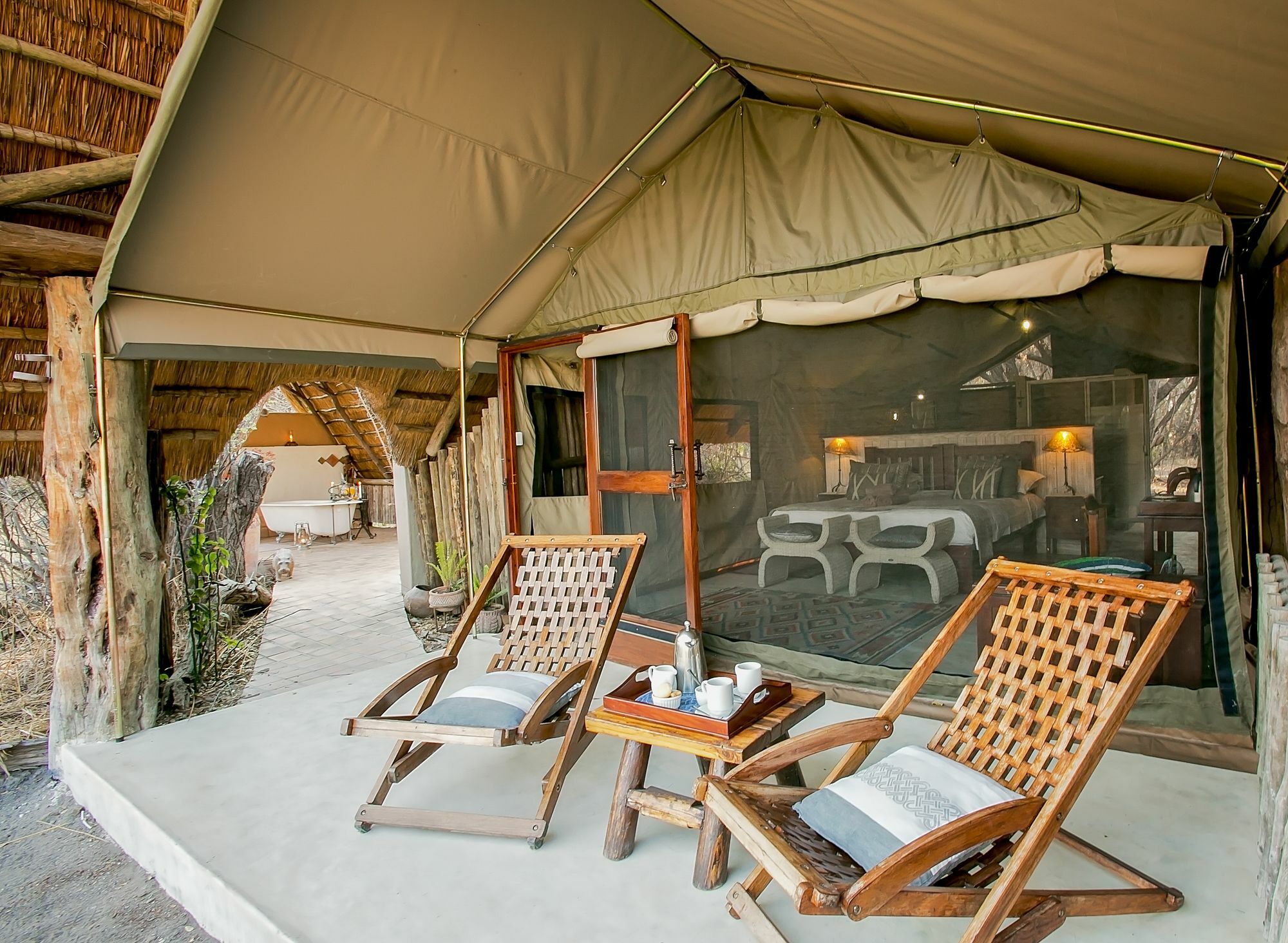 The Hide Safari Camp Hotel Dete Bagian luar foto